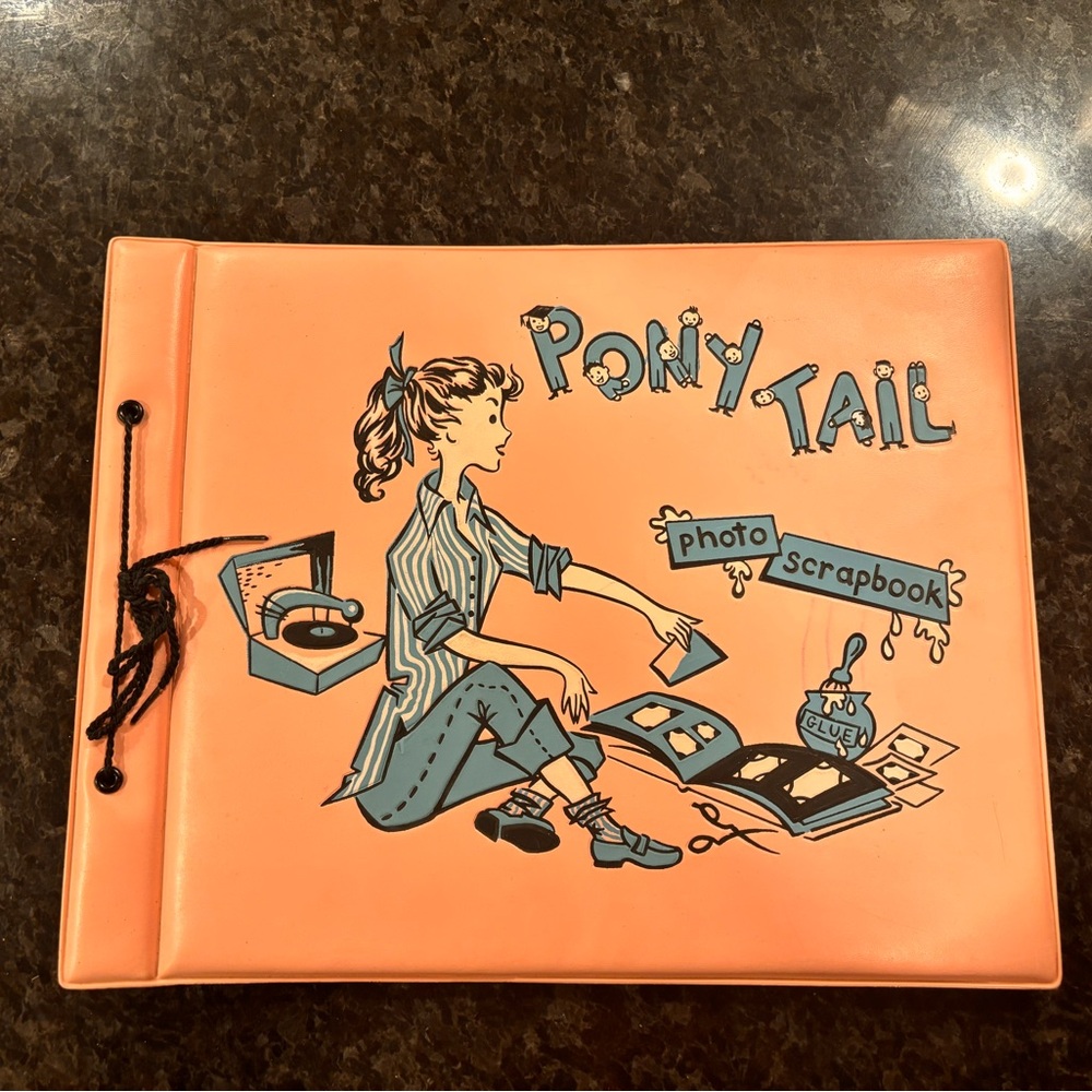 Vintage Pony Tail Photo Scrapbook 20 pages